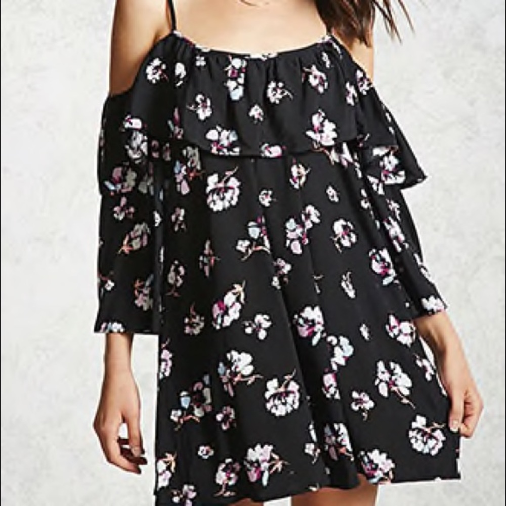 Forever 21 open shoulder dress